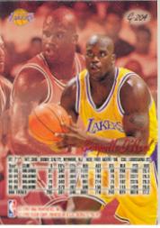 1996-97 Ultra Gold Medallion #G204 Shaquille O'Neal back image