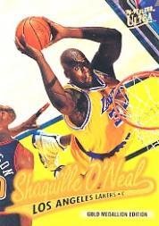 1996-97 Ultra Gold Medallion #G204 Shaquille O'Neal front image