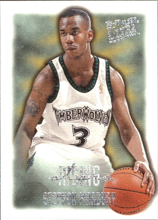 1996-97 Ultra Rising Stars #8 Stephon Marbury