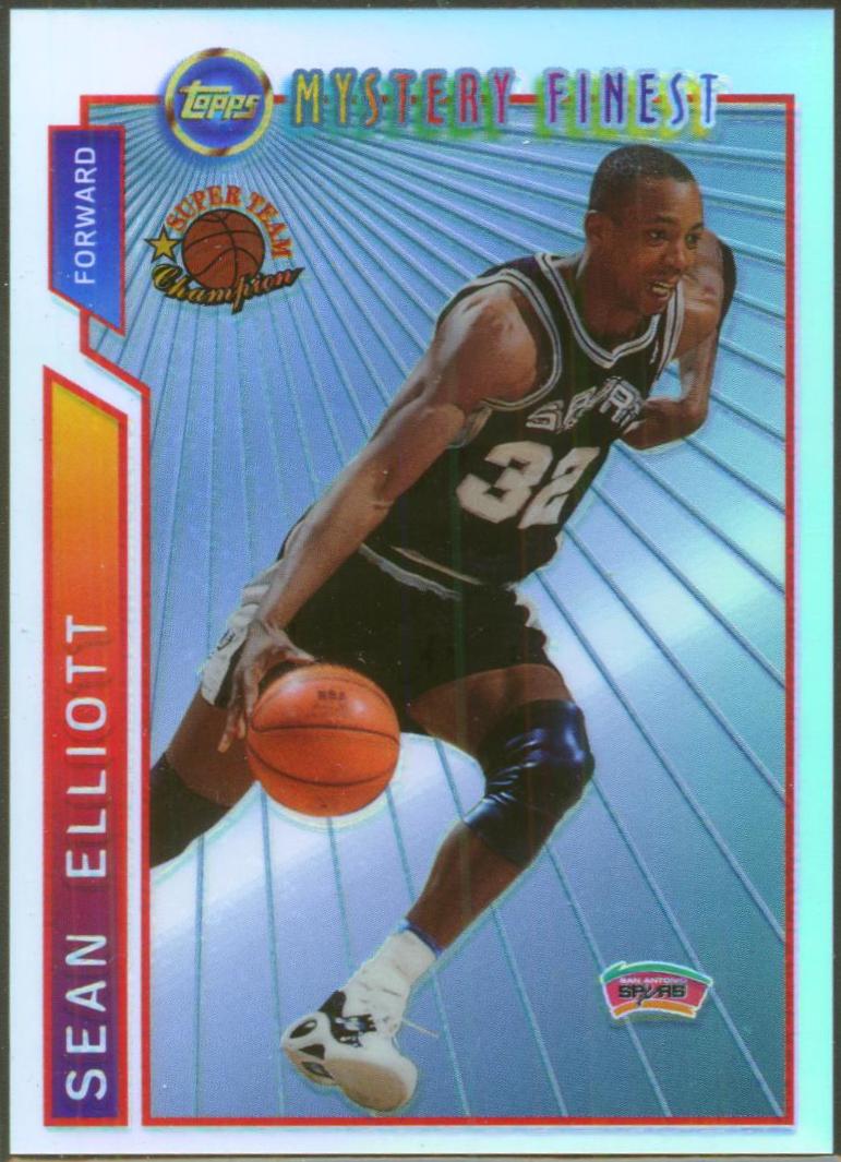 1996-97 Topps Mystery Finest Bordered Refractors #M6 Sean Elliott