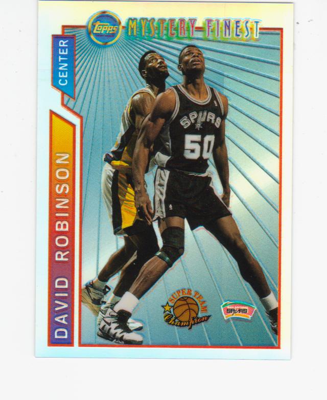 1996-97 Topps Mystery Finest Bordered Refractors #M9 David Robinson