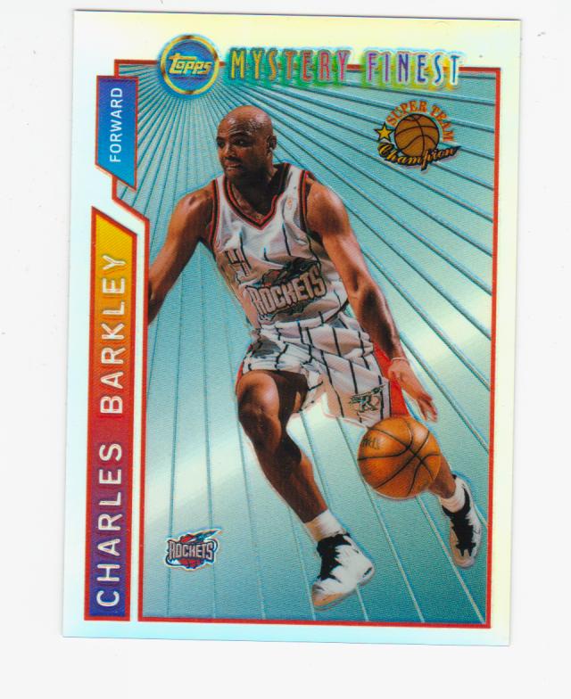 1996-97 Topps Mystery Finest Bordered Refractors #M21 Charles Barkley