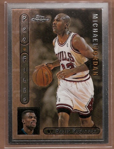 1996-97 Topps Chrome Pro Files #PF3 Michael Jordan