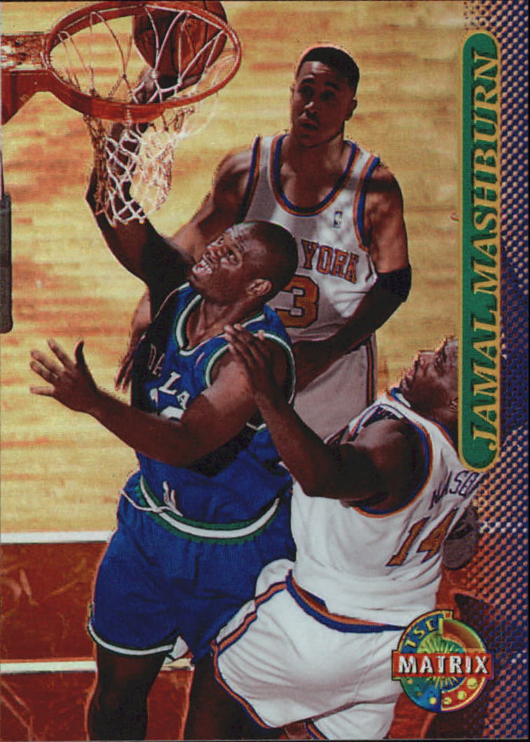 1996-97 stadium club matrix #30 jamal mashburn - nm-mt