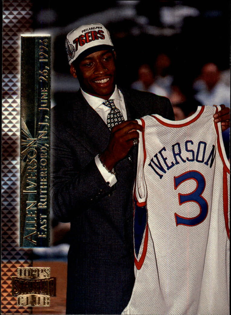 1996-97 Stadium Club Shining Moments #SM15 Allen Iverson