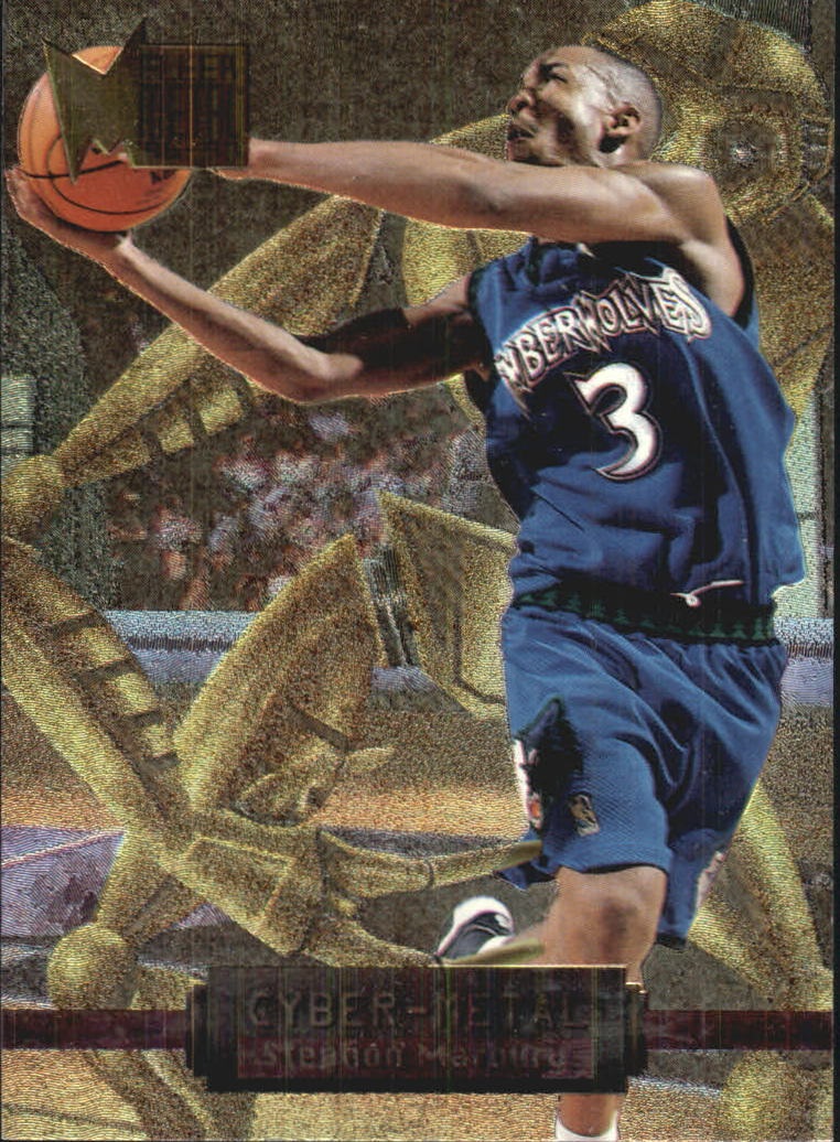 1996-97 Metal Cyber-Metal #9 Stephon Marbury