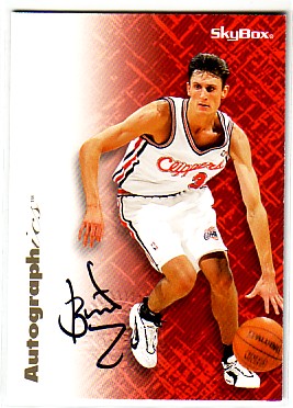 1996-97 SkyBox Premium Autographics #7 Brent Barry