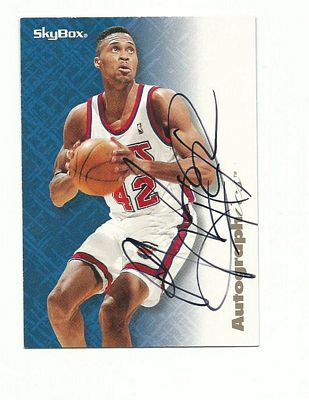 1996-97 SkyBox Premium Autographics #10 P.J. Brown