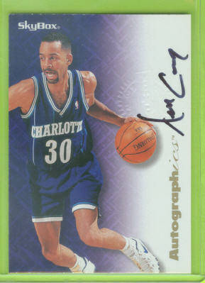 1996-97 SkyBox Premium Autographics #14 Dell Curry