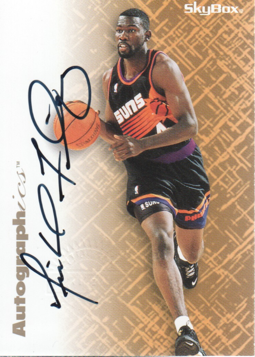 1996-97 SkyBox Premium Autographics #20 Michael Finley