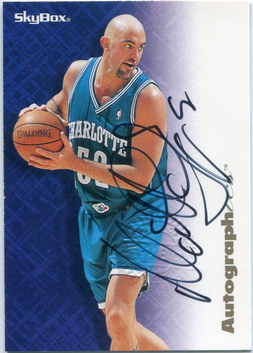 1996-97 SkyBox Premium Autographics #23 Matt Geiger