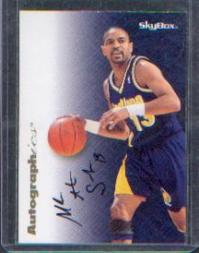 1996-97 SkyBox Premium Autographics #33 Mark Jackson