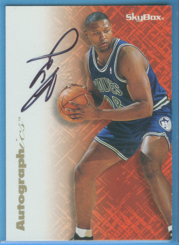 1996-97 SkyBox Premium Autographics #39 Andrew Lang