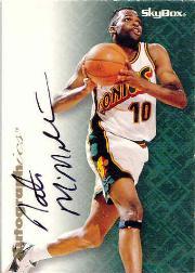 1996-97 SkyBox Premium Autographics #50 Nate McMillan