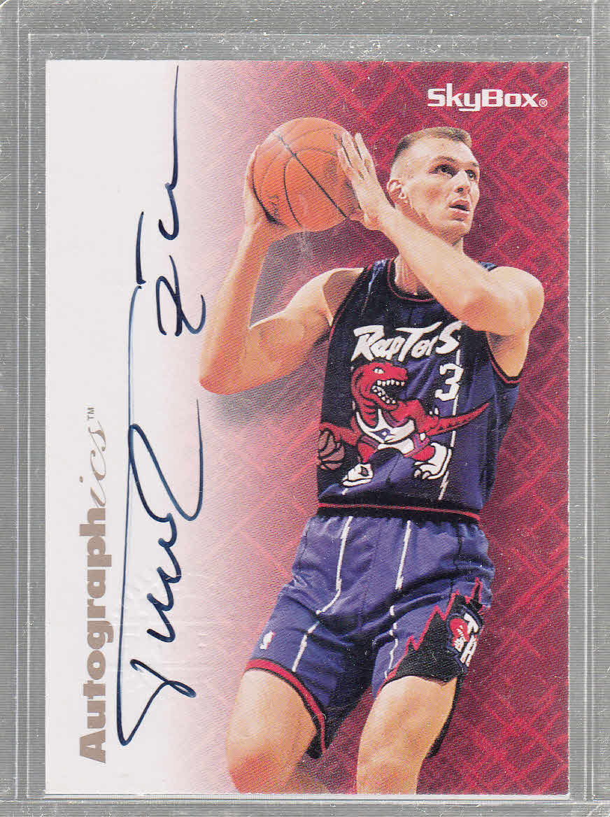 1996-97 SkyBox Premium Autographics #85 Zan Tabak