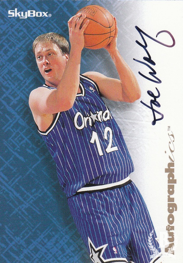 1996-97 SkyBox Premium Autographics #94 Joe Wolf