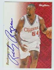 1996-97 SkyBox Premium Autographics Blue #71 Rodney Rogers