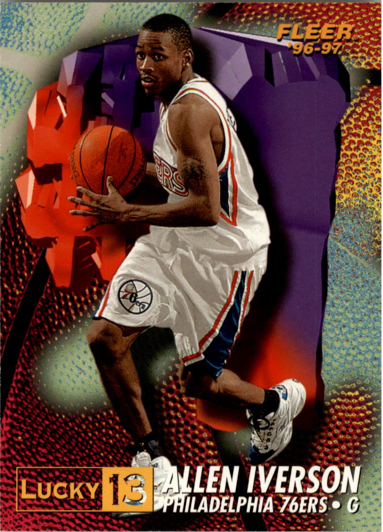 1996-97 Fleer Lucky 13 #1 Allen Iverson