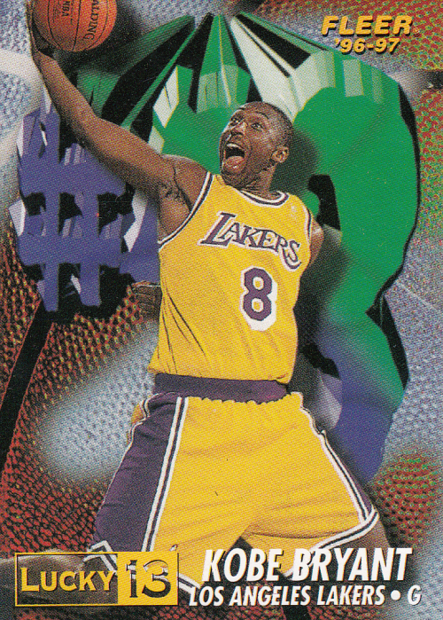 1996-97 Fleer Lucky 13 #13 Kobe Bryant