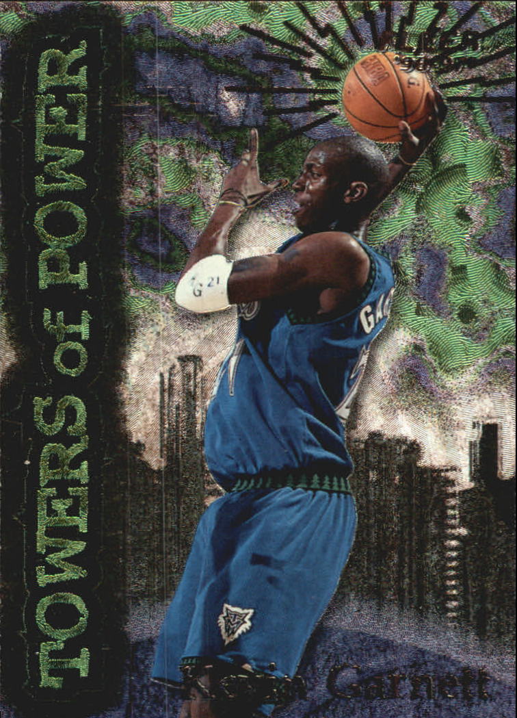 1996-97 Fleer Towers of Power #4 Kevin Garnett