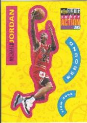 1996-97 Collector's Choice Stick-Ums 1 #S30 Michael Jordan front image