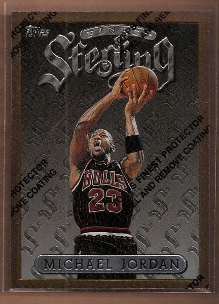 1996-97 Finest #50 Michael Jordan B