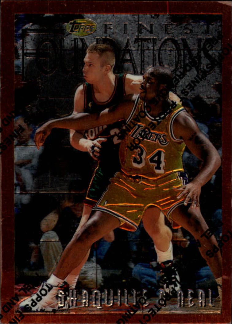 1996-97 Finest #243 Shaquille O'Neal B
