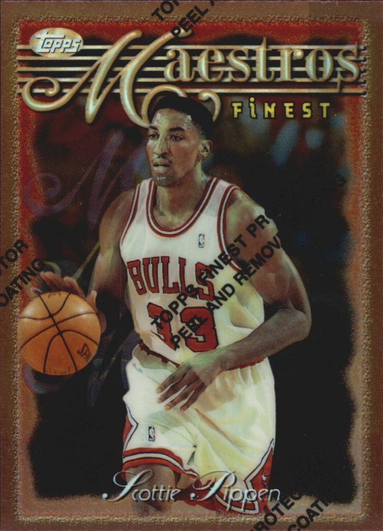 1996-97 Finest Refractors #1 Scottie Pippen B