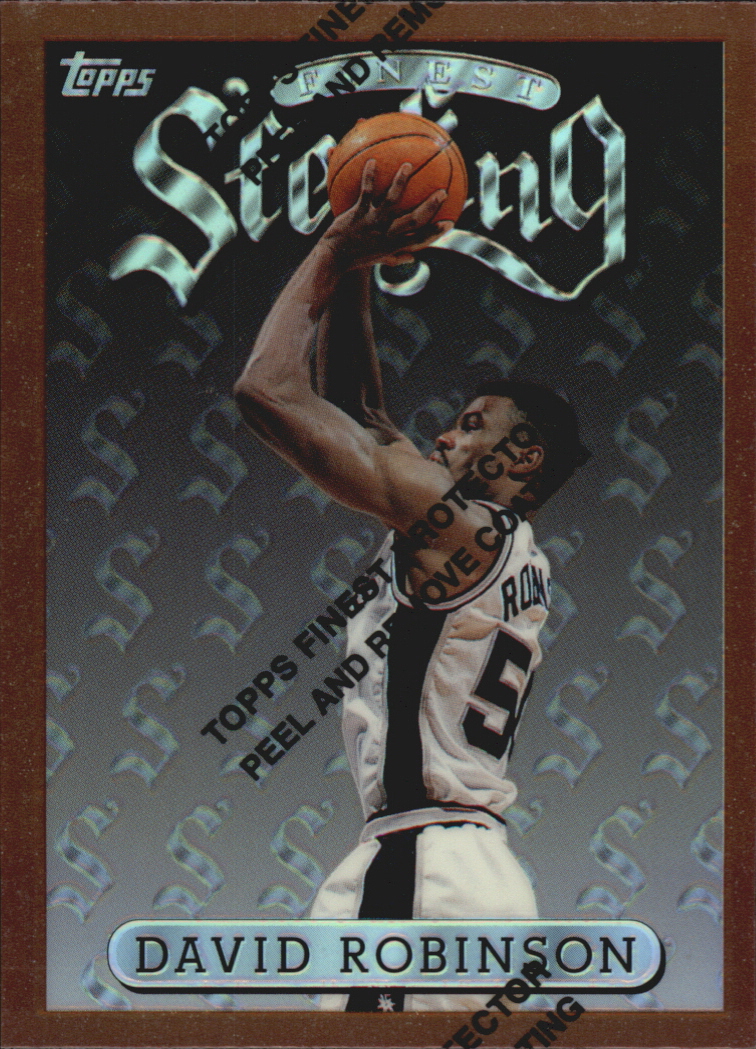 1996-97 Finest Refractors #60 David Robinson B