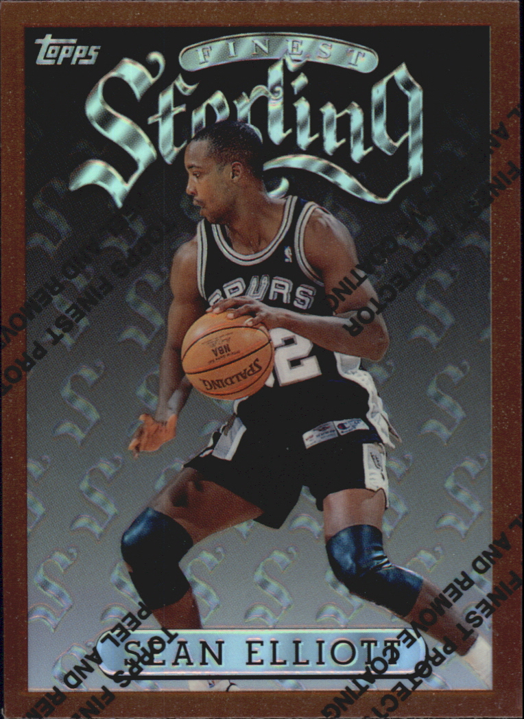 1996-97 Finest Refractors #68 Sean Elliott B