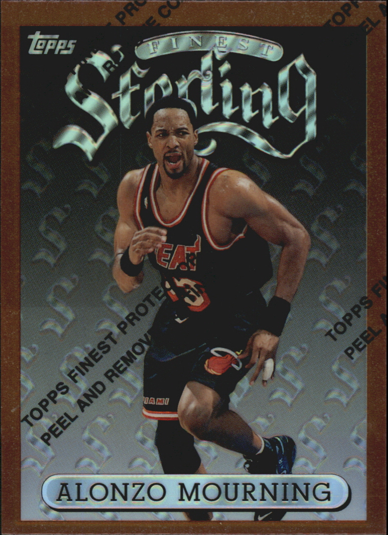 1996-97 Finest Refractors #78 Alonzo Mourning B