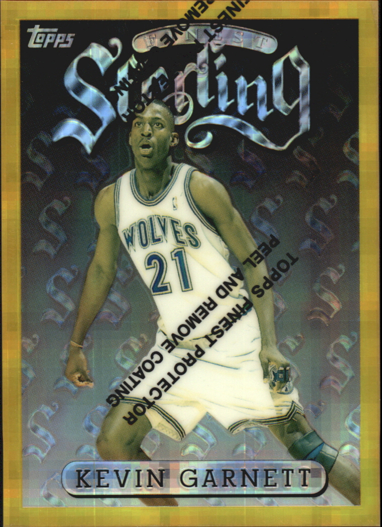 1996-97 Finest Refractors #138 Kevin Garnett G