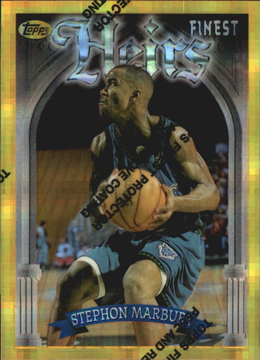 1996-97 Finest Refractors #287 Stephon Marbury G