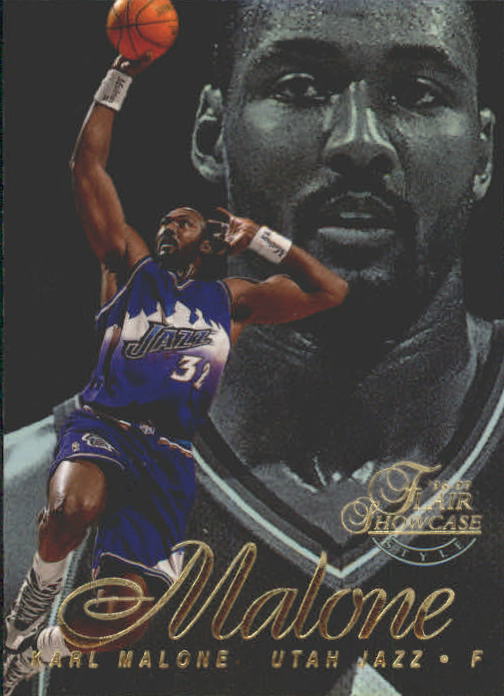 1996-97 Flair Showcase Row 2 #28 Karl Malone