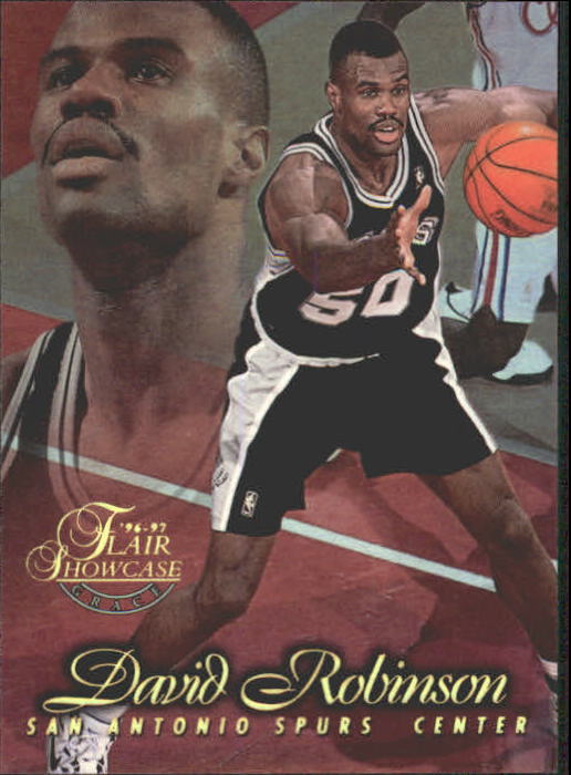 1996-97 Flair Showcase Row 1 #6 David Robinson