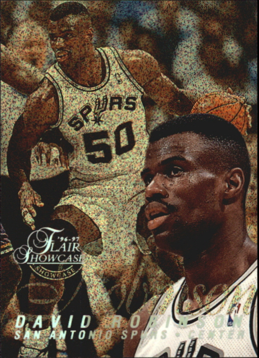 1996-97 Flair Showcase Row 0 #6 David Robinson