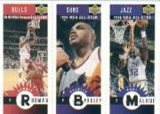 1996-97 Collector's Choice Mini-Cards #M83 Dennis Rodman/Charles Barkley/Karl Malone
