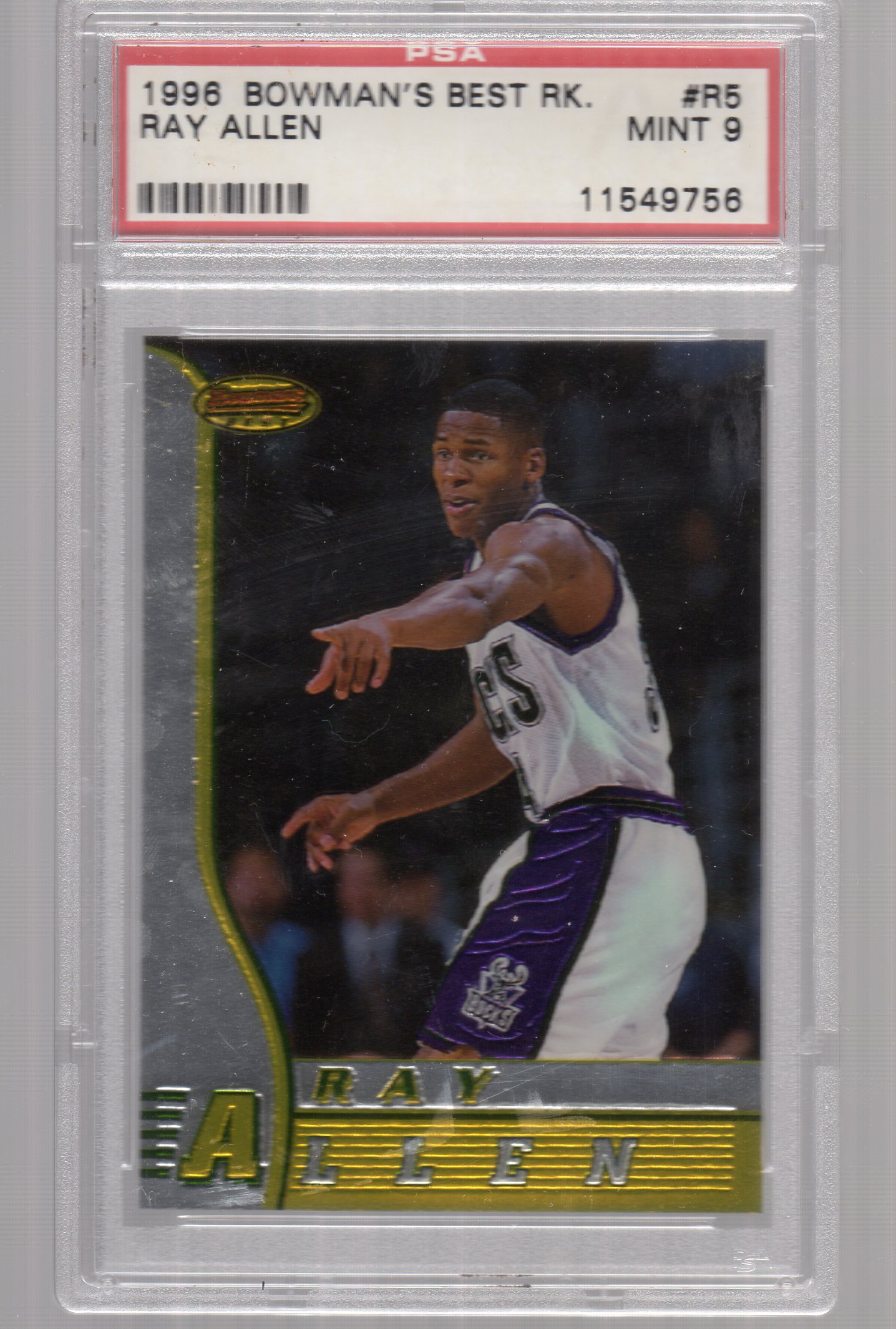 1996-97 Bowman's Best #R5 Ray Allen RC