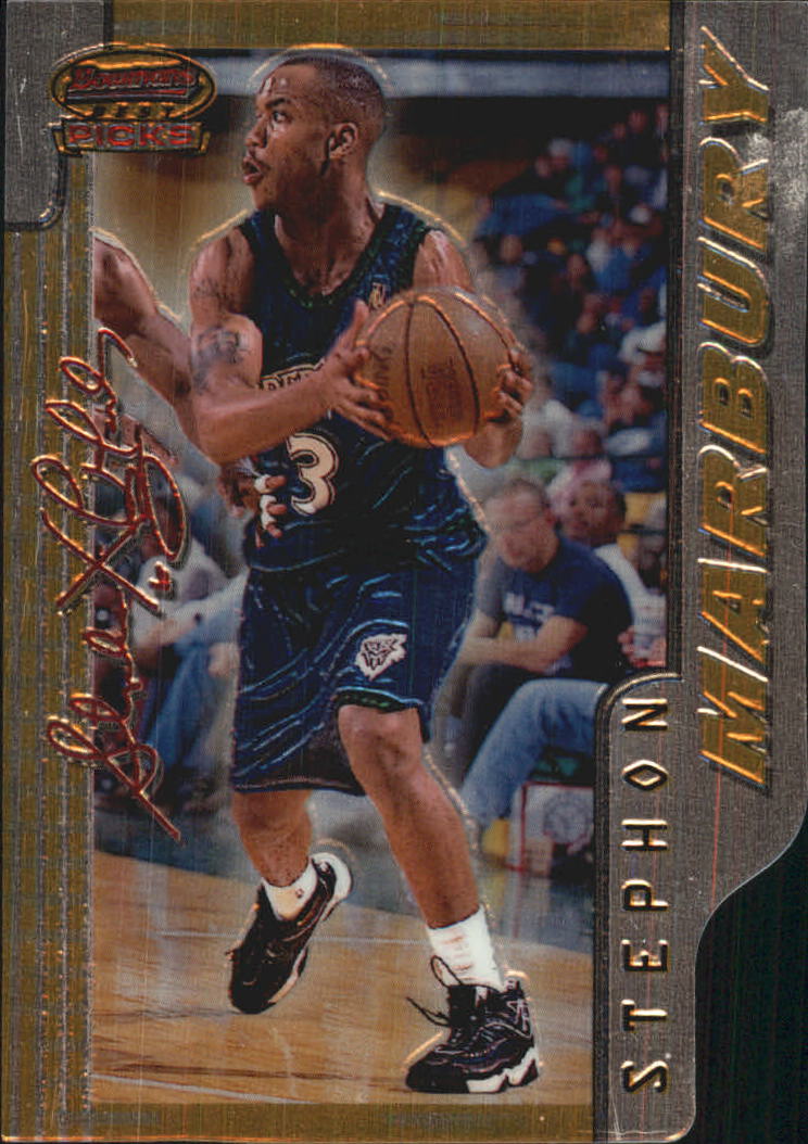 1996-97 Bowman's Best Picks #BP1 Stephon Marbury