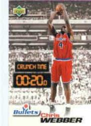 1997 Upper Deck Nestle Crunch Time #CT4 Chris Webber