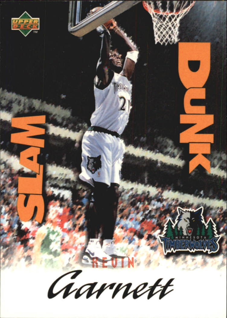 1997 Upper Deck Nestle Slam Dunk #9 Kevin Garnett