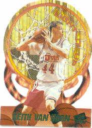 1997 Press Pass Double Threat Light It Up #LU2 Keith Van Horn
