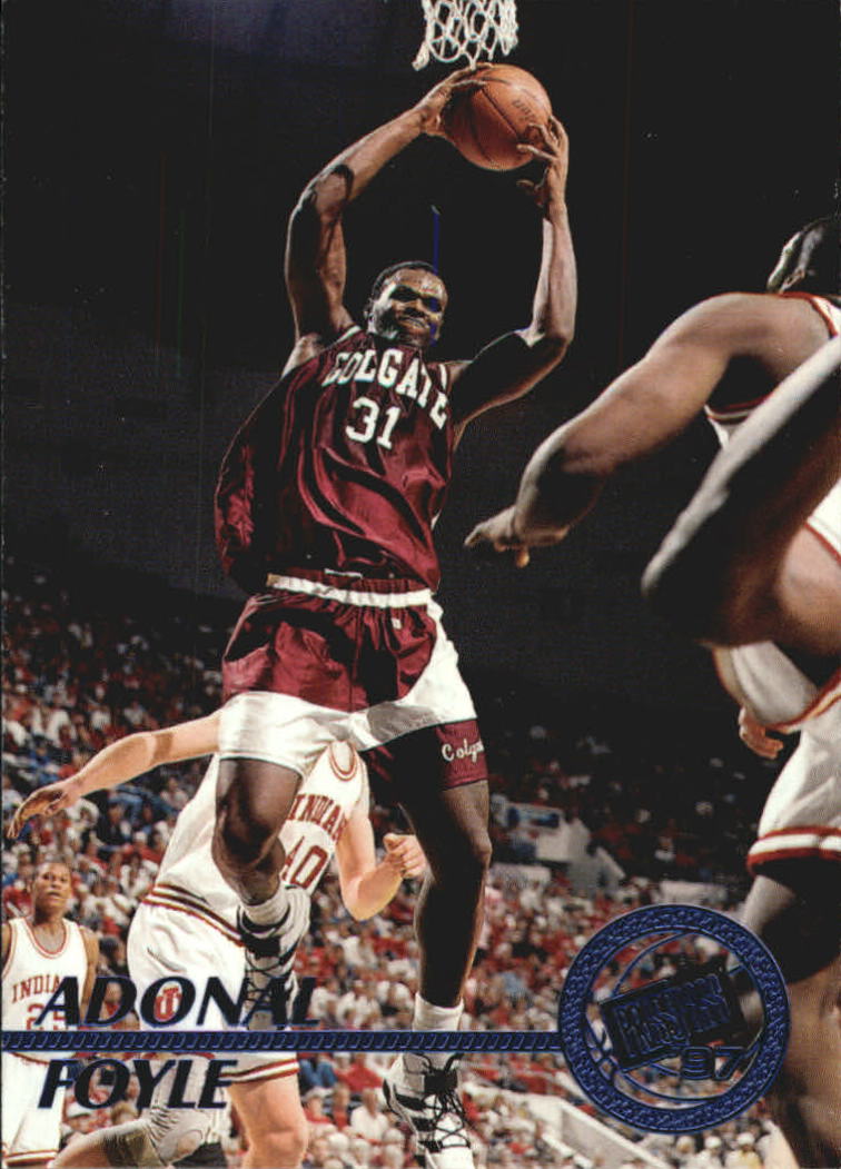 1997 Press Pass Blue Torquers #7 Adonal Foyle