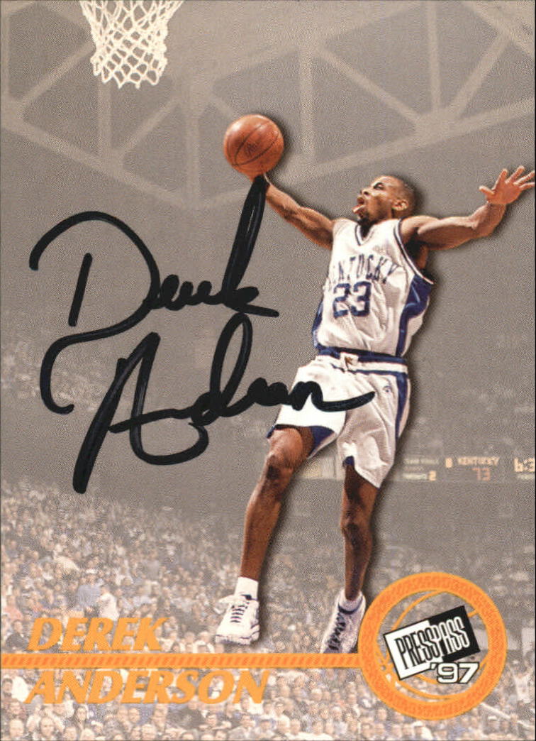 1997 Press Pass Autographs #1 Derek Anderson