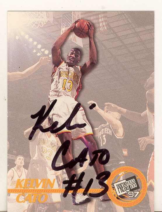 1997 Press Pass Autographs #5 Kelvin Cato