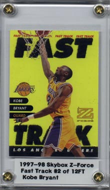 1997-98 Z-Force Fast Track #2 Kobe Bryant