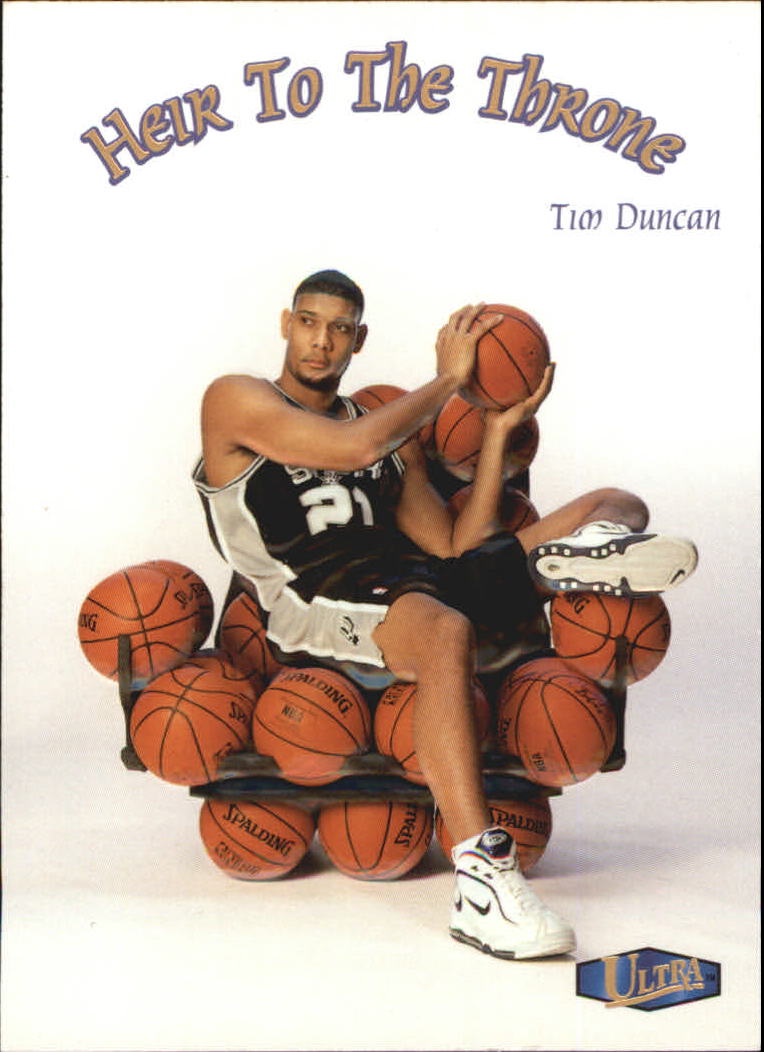 1997-98 Ultra Heir to the Throne #7 Tim Duncan