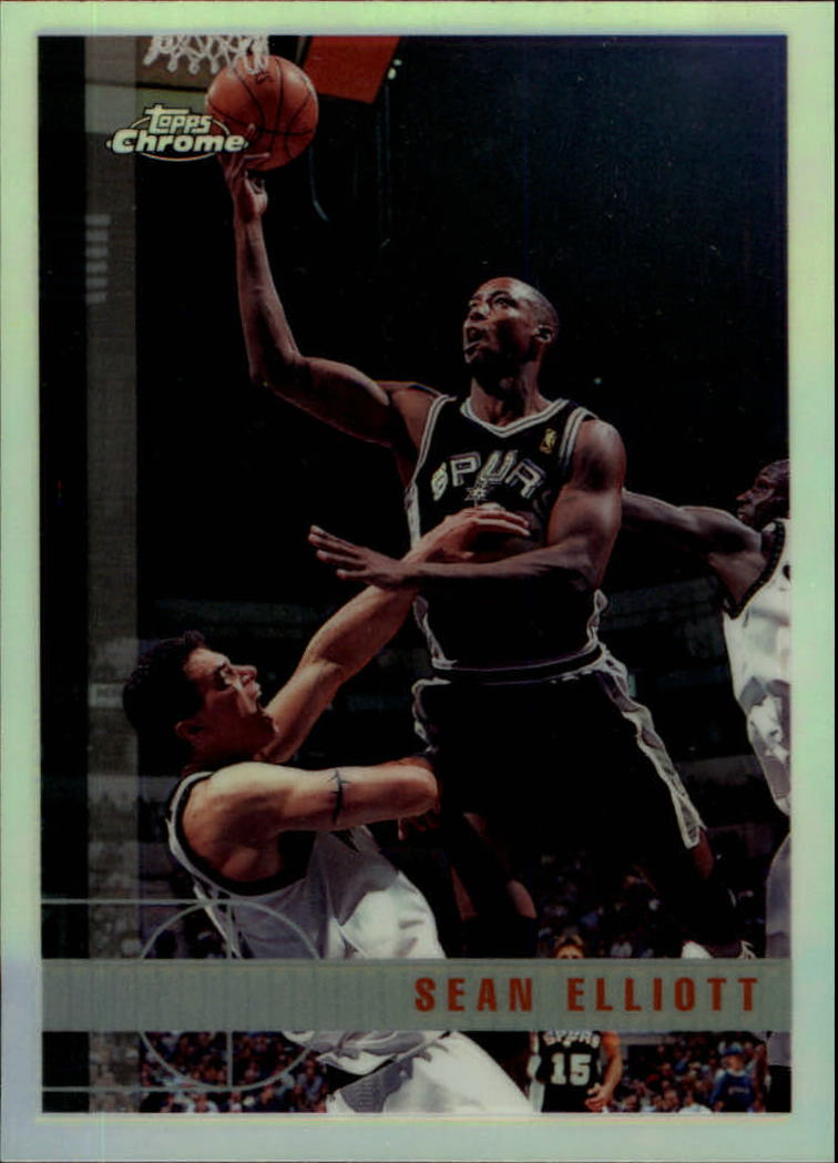 1997-98 Topps Chrome Refractors #135 Sean Elliott
