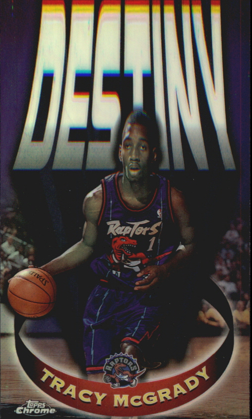 1997-98 Topps Chrome Destiny Refractors #D6 Tracy McGrady