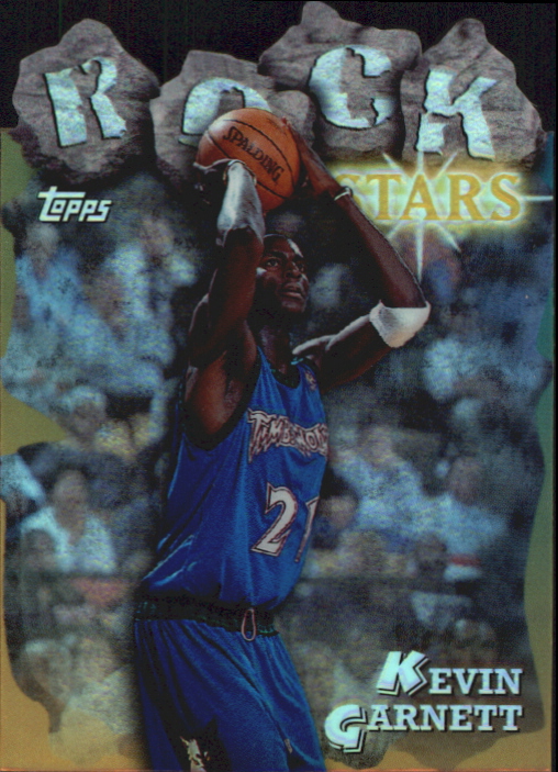 1997-98 Topps Rock Stars Refractors #RS12 Kevin Garnett